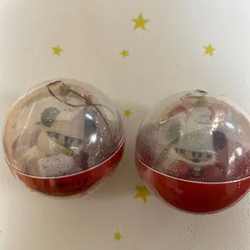 디즈니 크리스마스 리루린린 캡슐 토이 캡슐 포함 화이트 컬러 스카이블루