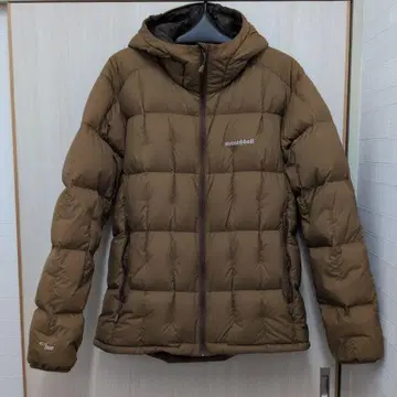몽벨 네쥬 다운 후드티 드로우 코드 브라운 XL