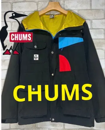 [ CHUMS ] 참스 나일론 자켓 후드티 하이넥