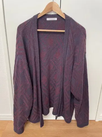 JOURNAL STANDARD 기하학 패턴 가디건 M