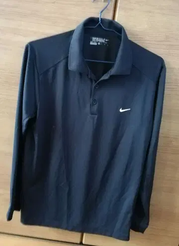 나이키 긴팔 피케 셔츠 블랙 XL