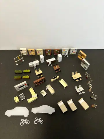 건축 모형 부속 1/100 주택 세트