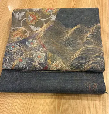 [새상품] 후쿠로 오비 쇼잔 실크 스키