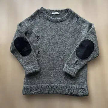 TRISECT2 저널 스탠다드 데미지 가공 니트 L