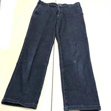 Mademoiselle NON NON 스트레이트 데님 다크 블루