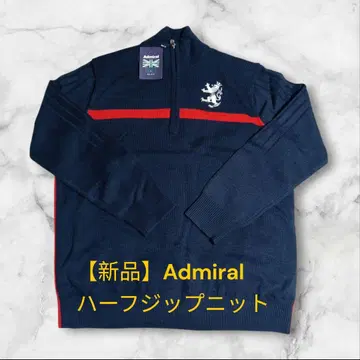 [새상품] Admiral 하프 지퍼 스웨터 골프웨어 XL 25300엔