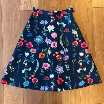 ANAYI 보타니컬 플레어 스커트 [ 클리닝 완료 ]