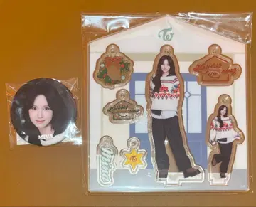 Twice 미나 JYP 2025 팝업 캔뱃지 아크릴 스탠드