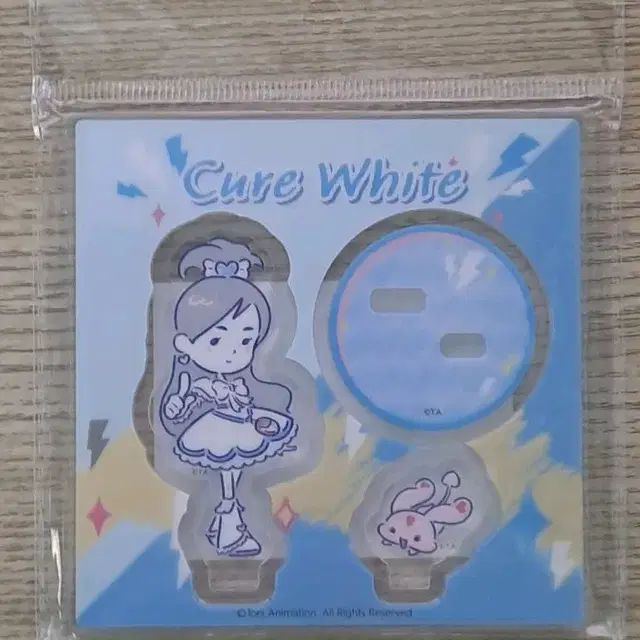 두 사람은 프리큐어 미니 아크릴 스탠드 큐어 화이트 빛의 전사 초대