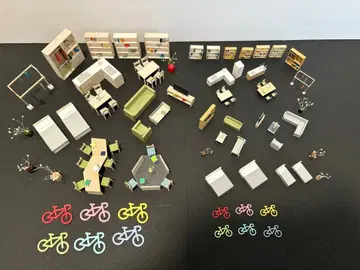 건축 모형 부속 1/50과 1/100 주택 세트