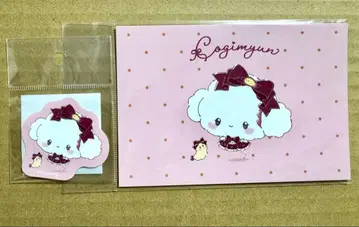 산리오 코기뮨 므뉴구루미 파티오 엽서 스티커 2개 세트