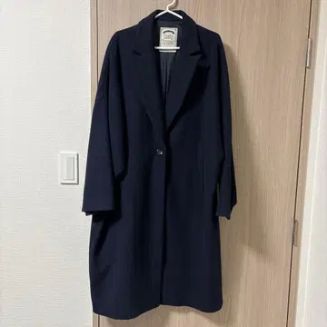 Candy Stripper 네이비 체스터 코트