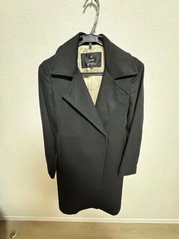 [캐시미어 100%] INED 롱 코트 블랙 9호