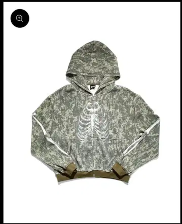 noremid 본 서멀 지퍼 후드티