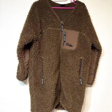 FIRST DOWN 보아 자켓 F 브라운