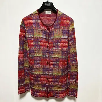 컨디션 최상 MISSONI SPORT 멀티 컬러 긴팔 가디건