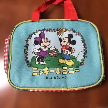미사용! 디즈니 시마무라 Littc 깅엄 체크 파우치