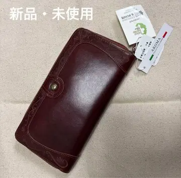 새상품 미사용 다크 브라운 장지갑