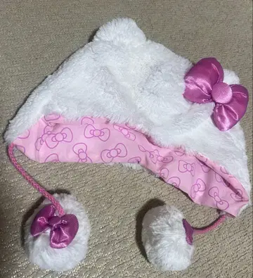 새상품급 USJ 유니버셜 헬로키티 팬캡 키티