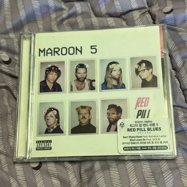 Maroon5 마룬 파이브 앨범 cd Red Pill Blues 디럭스