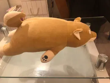 브라운색 강아지 봉제 인형 약 30cm