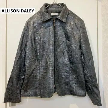 ALLISON DALEY 크로커다일 패턴 자켓