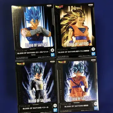 드래곤볼 손오공 베지터 베지트 피규어 4개 세트