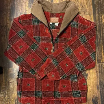 Royal Robbins 체크 무늬 보아 플리스 자켓 S