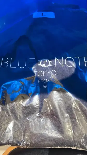 새상품 FRAGMENT x BLUE NOTE TOKYO T셔츠 L 블랙