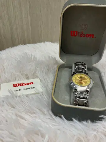 Wilson 쿼츠 손목시계 10 ATM 골드