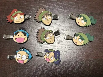 애니메이션 캐릭터 헤어 클립 8개 세트