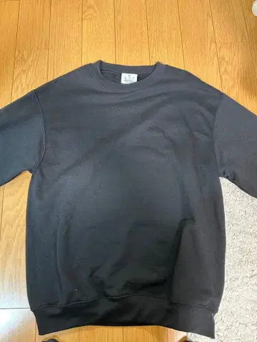 Champion 블랙 맨투맨 M