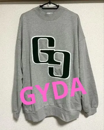 GYDA GG 로고 그레이 크루넥 트레이닝복