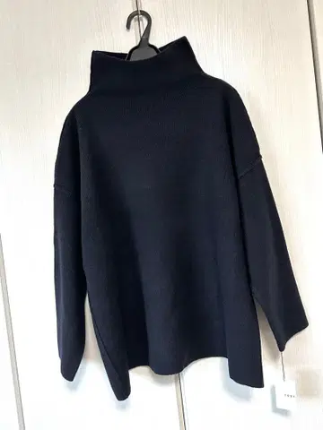 택 포함 새상품 19500엔 YORT 보틀넥 니트 스웨터 야마다야