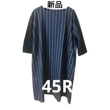 [ 미사용 새상품 ] 45R 데님 스트라이프 원피스 튜닉