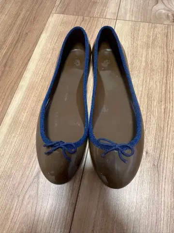 Repetto 레인 신발 38 브라운/네이비