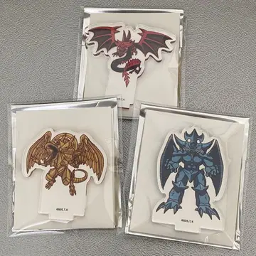 유희왕 레트로 아트 아크릴 쁘띠 스탠드 삼환신