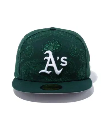 A's 반다나 패턴 야구 모자