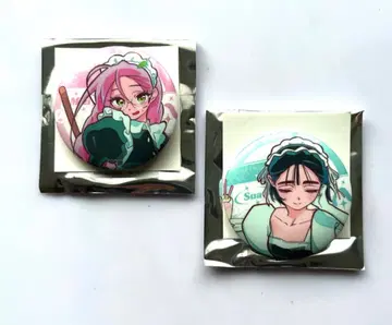 에이리언 스테이지 캔뱃지 카페 콜라보 미지 수아 2개 세트 미사용 새상품