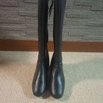 라 파르파 슈즈 la farfa SHOES 롱 부츠 블랙