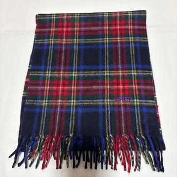 LIBERTY 캐시미어 100% 체크 머플러 새상품급