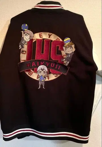 하이큐 이나리자키 고교 점퍼 아우터 미야 오사무 미야 아츠무 스티커 포함