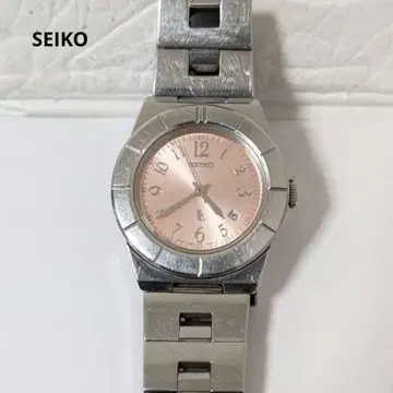 SEIKO 루키아 여성용 쿼츠 핑크 다이얼 손목시계 작동