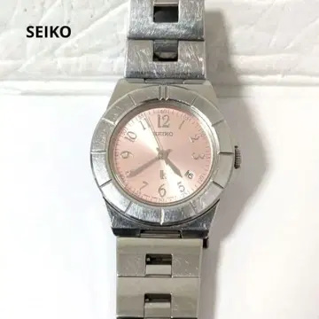 SEIKO 루키아 여성용 쿼츠 핑크 다이얼 손목시계 작동