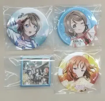 러브 라이브 선샤인 캔뱃지 4개 세트