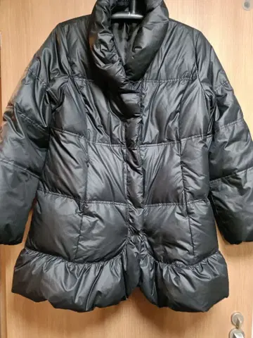 새상품급 빅 사이즈 13 로라 애슐리 블랙 볼륨 넥 다운 자켓