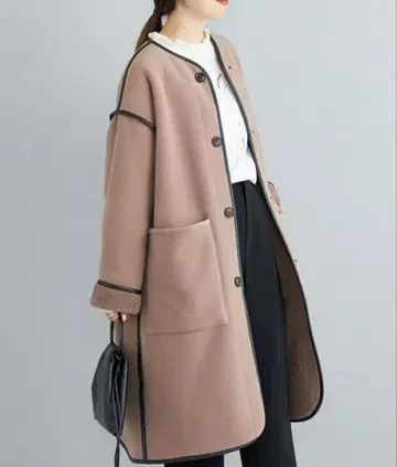 SHIPS 보아 플리스 리버서블 코트 (손세탁 가능) 36