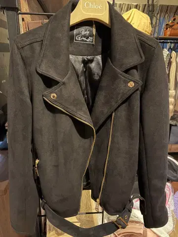 Rady 스웨이드풍 라이더 자켓