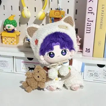 20cm 봉제 인형용 옷 갈아입기 의류 세트 활 옷 3점 세트