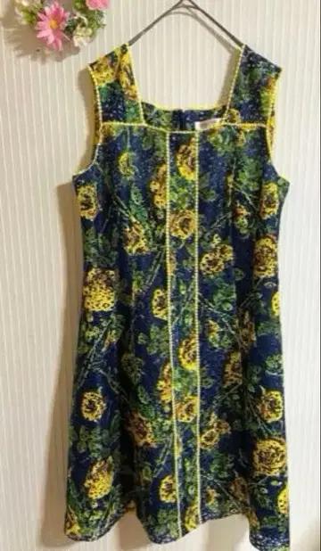 새상품급 [슈퍼뷰티] 원피스 (XL) 빅 사이즈 총자수 장미